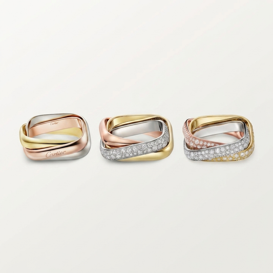 [Love Lucky]TRINITY 3.5MM CUSHION RING COLLECTION