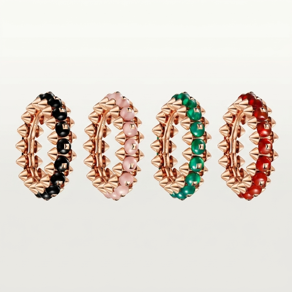 [Love Lucky]CLASH 7.9MM AGATE CHALCEDONY RING