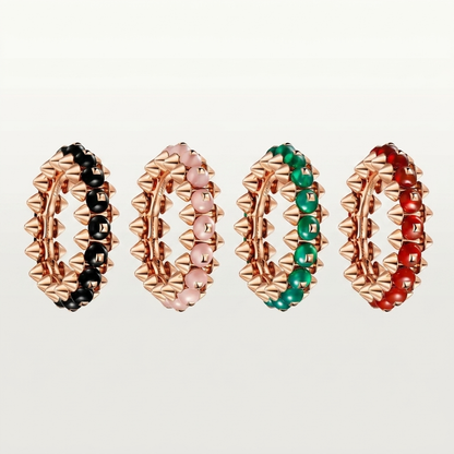 [Love Lucky]CLASH 7.9MM AGATE CHALCEDONY RING