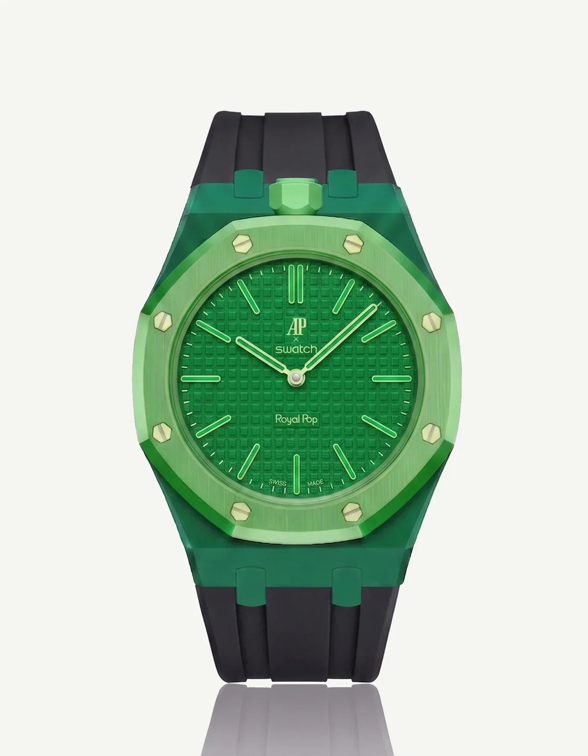 Correa y funda de silicona Royal Pop Green Eight (personalizar colores)