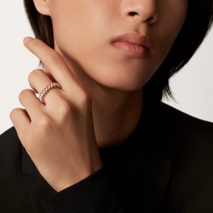 [Love Lucky]CLASH 6.4MM SMALL FULL DIAMOND RING