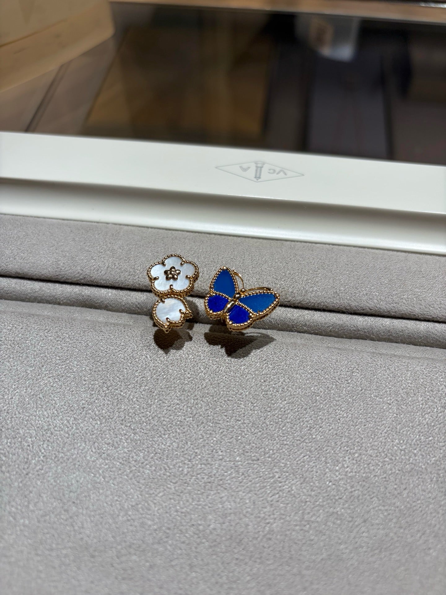 [Love Lucky]LUCKY SPRING BUTTERFLY OPEN-FACE RINGS