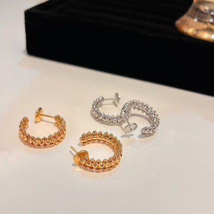 [Love Lucky]CLASH SMALL HOOP EARRINGS