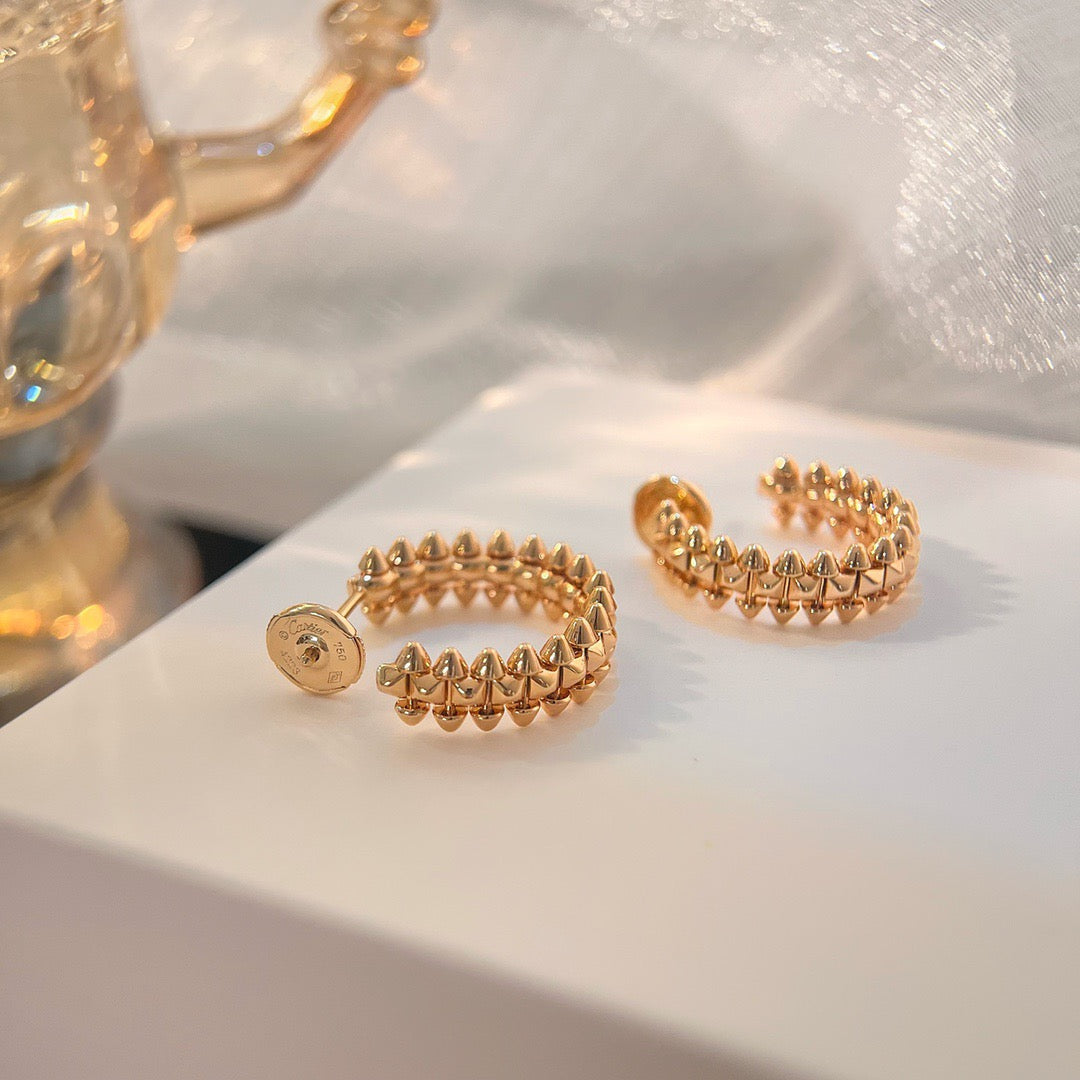 [Love Lucky]CLASH SMALL HOOP EARRINGS