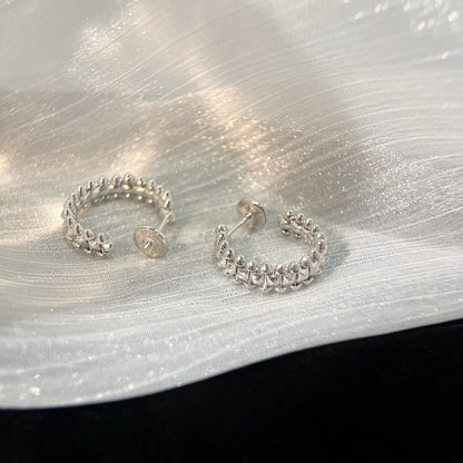 [Love Lucky]CLASH SMALL HOOP EARRINGS