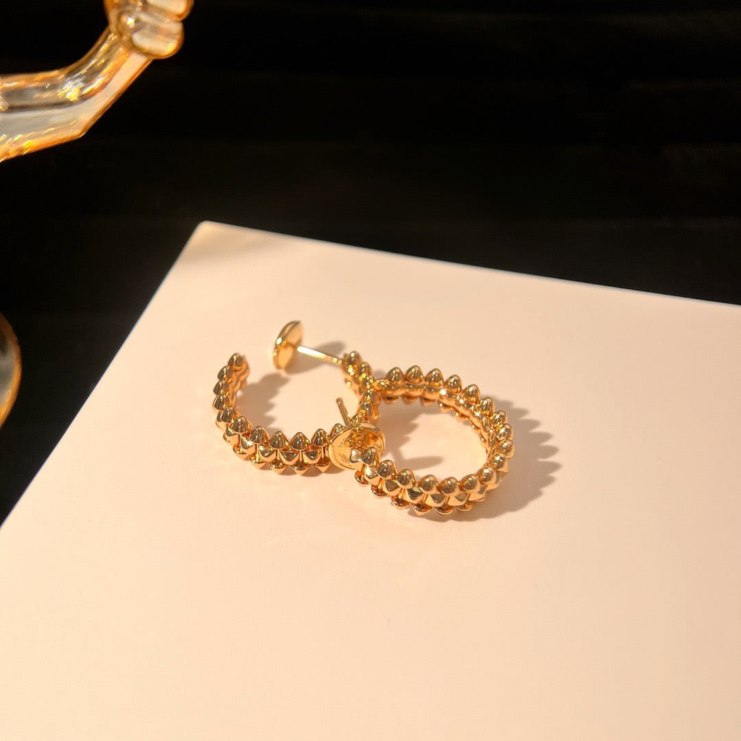 [Love Lucky]CLASH SMALL HOOP EARRINGS