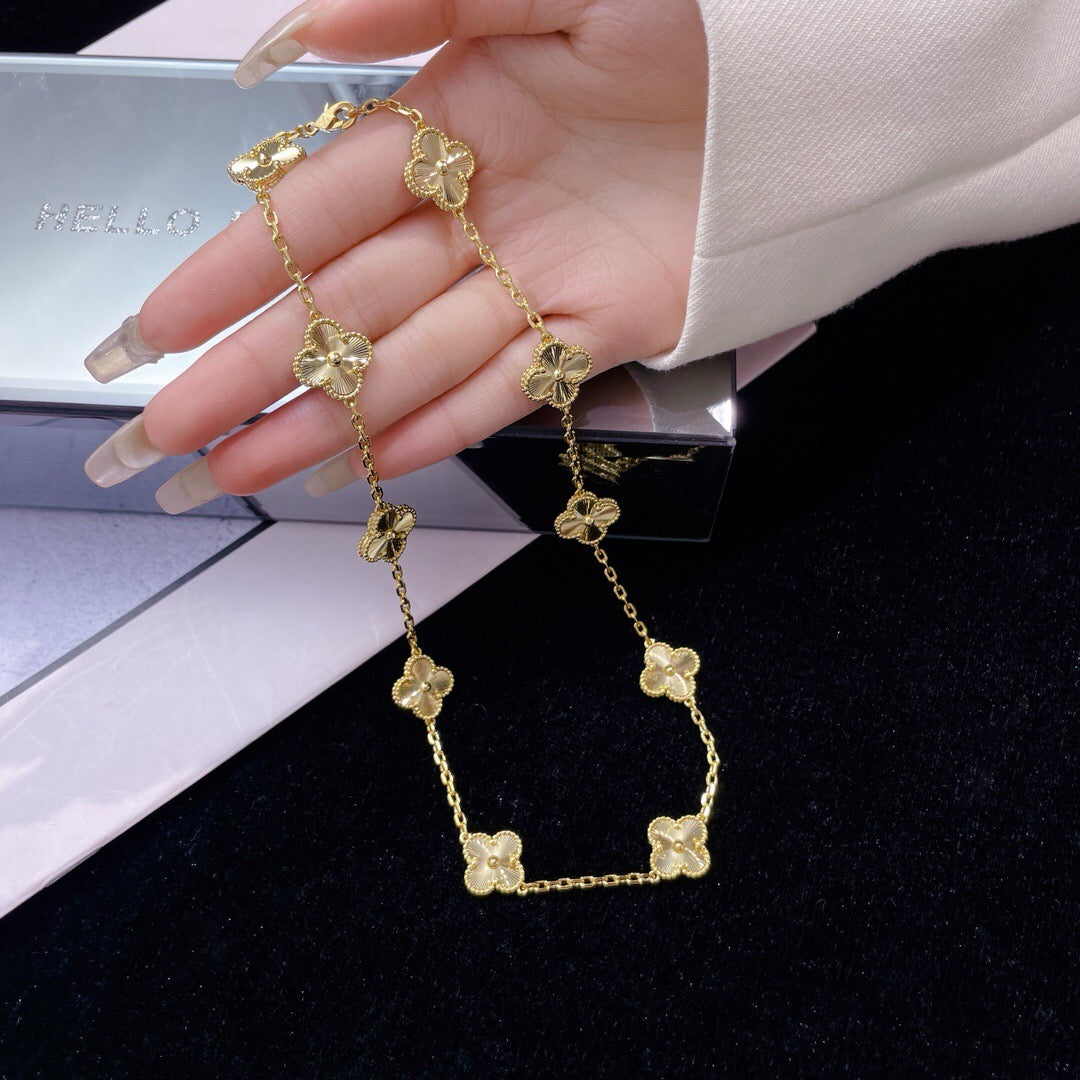 [Love Lucky]CLOVER 10 MOTIFS 雷射項鍊