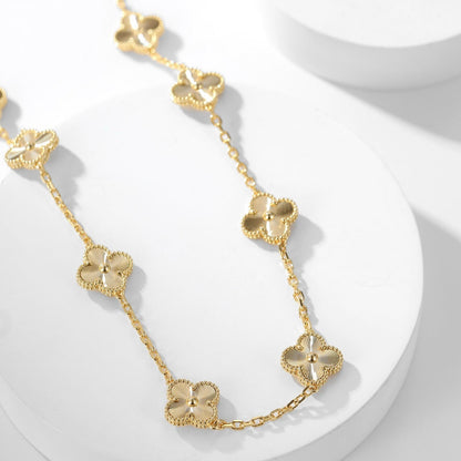 [Love Lucky]CLOVER 10 MOTIFS 雷射項鍊