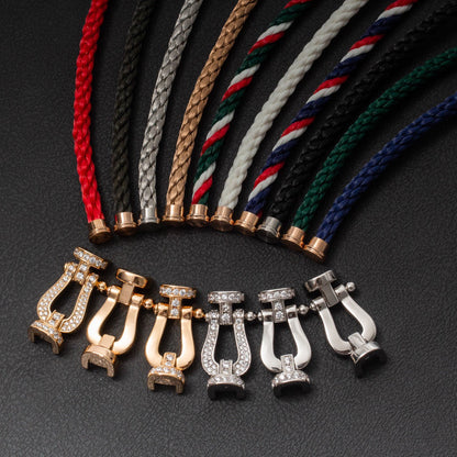[Love Lucky]FORCE LARGE HORSESHOE NO DIAMOND BRACELET SILVER