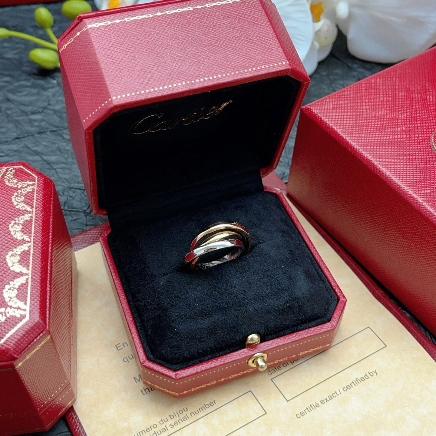 [Love Lucky]TRINITY 3.2MM RING COLLECTION