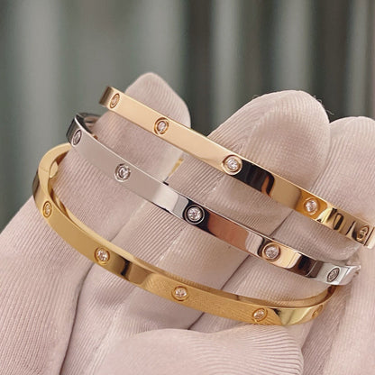 [Love Lucky]LOVE BRACELET 3.65MM 10 DIAMONDS