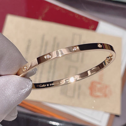[Love Lucky]LOVE BRACELET 3.65MM 10 DIAMONDS