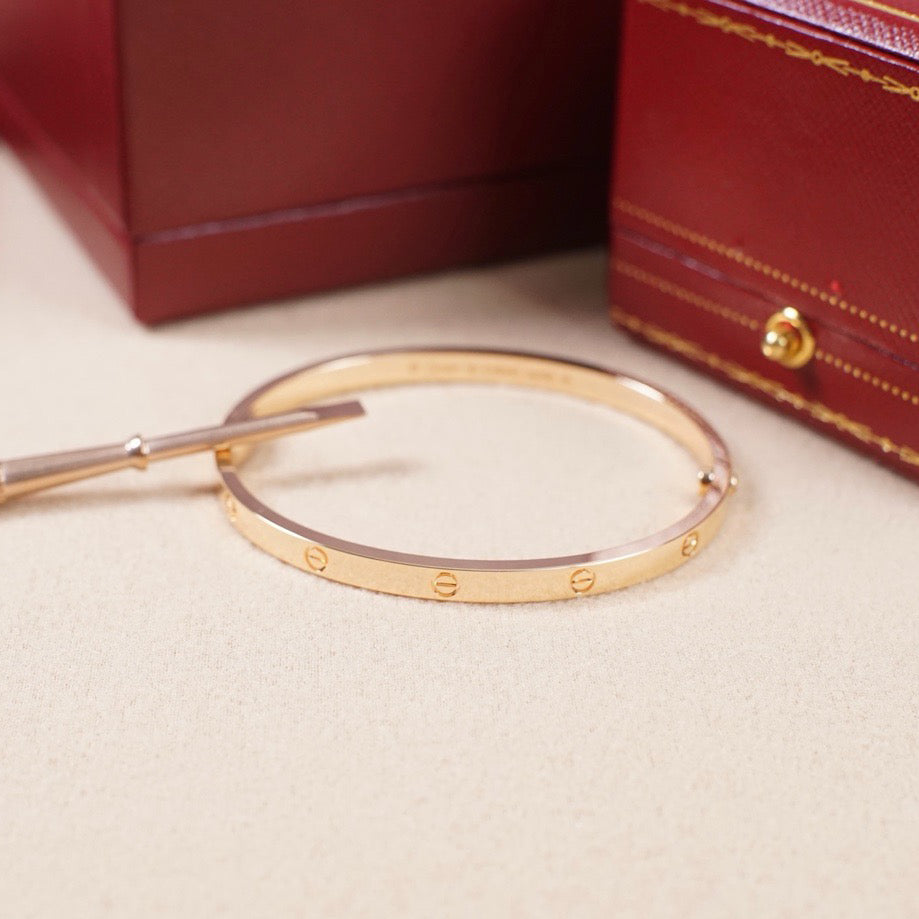 [Love Lucky]LOVE BRACELET 3.65MM NO DIAMONDS