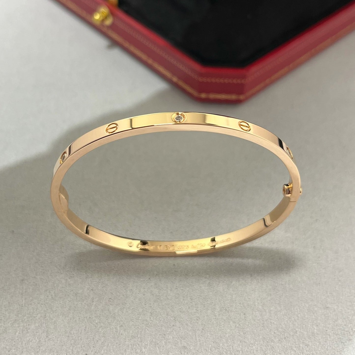 [Love Lucky]LOVE BRACELET 3.65MM 6 DIAMONDS