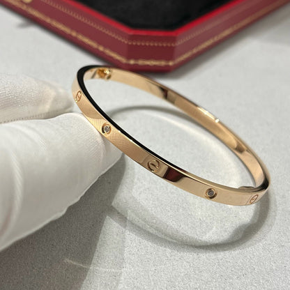 [Love Lucky]LOVE BRACELET 3.65MM 6 DIAMONDS
