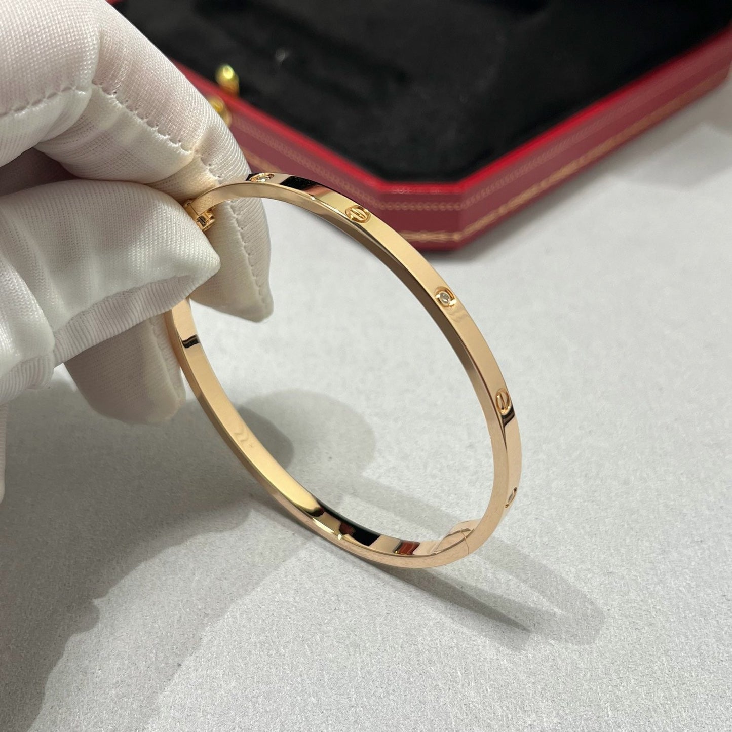[Love Lucky]LOVE BRACELET 3.65MM 6 DIAMONDS
