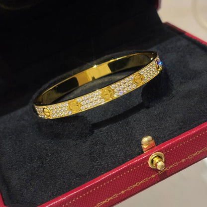 [Love Lucky]LOVE BRACELET 6.1MM DIAMOND-PAVED
