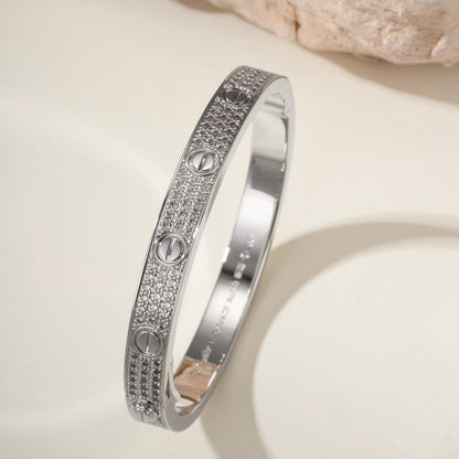 [Love Lucky]LOVE BRACELET 6.1MM DIAMOND-PAVED