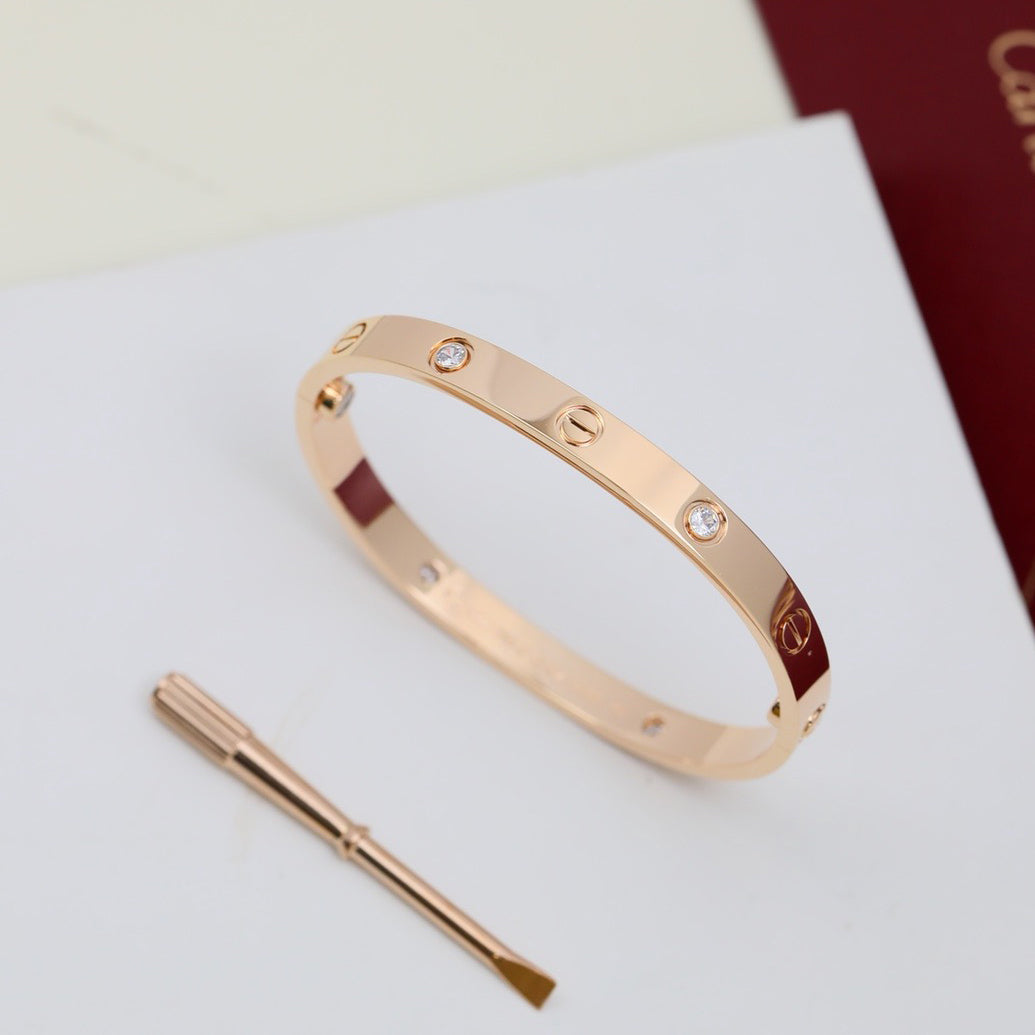 [Love Lucky]LOVE BRACELET 6.1MM 4 DIAMONDS