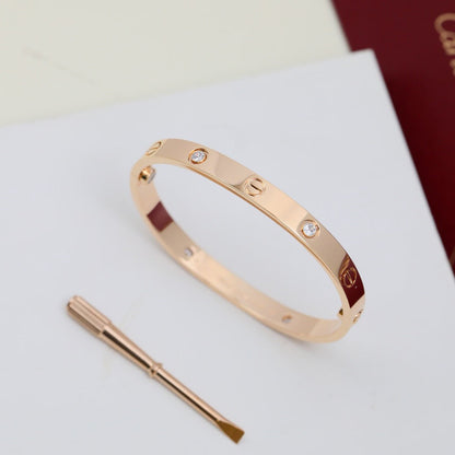 [Love Lucky]LOVE BRACELET 6.1MM 4 DIAMONDS