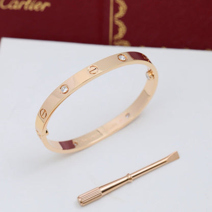 [Love Lucky]LOVE BRACELET 6.1MM 4 DIAMONDS