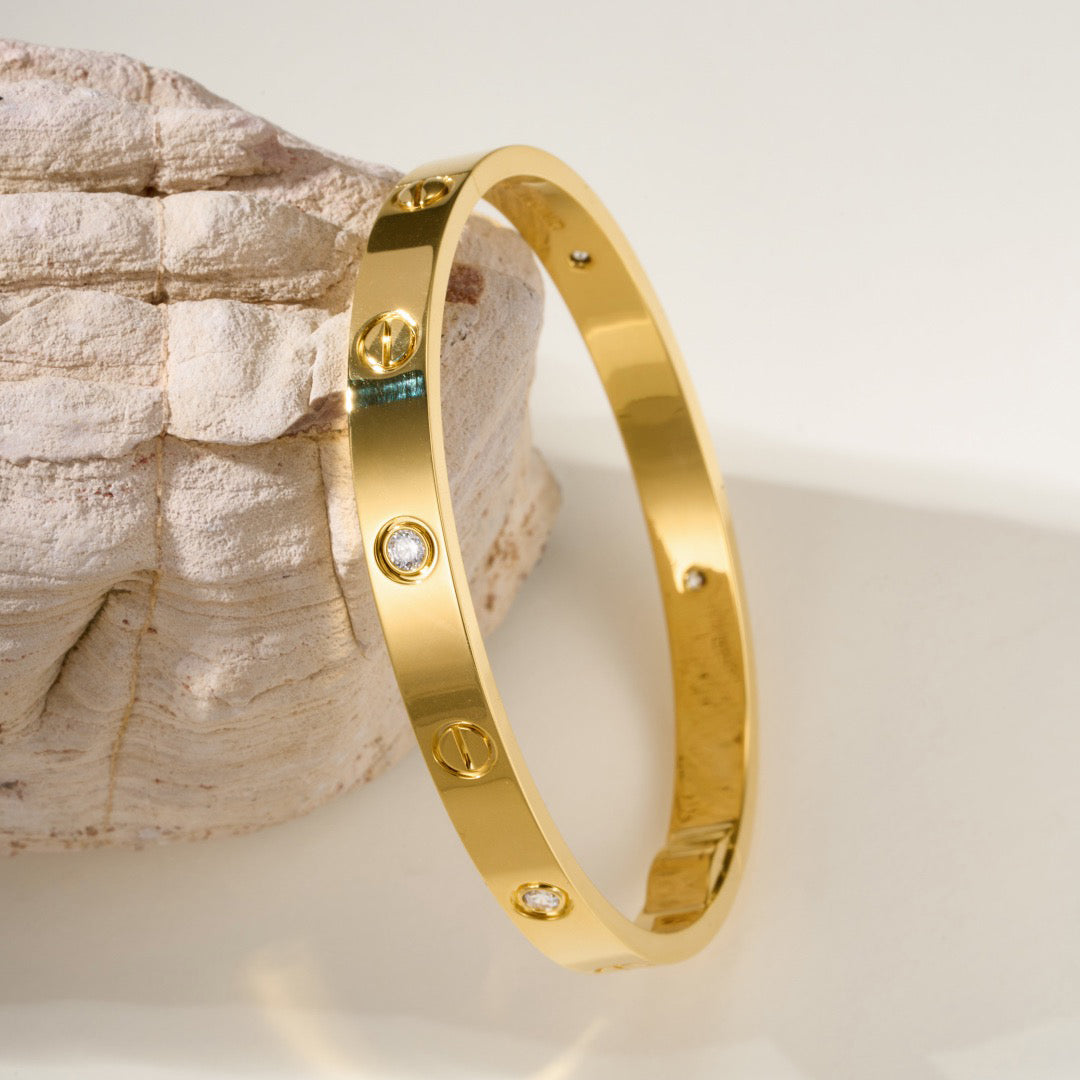 [Love Lucky]LOVE BRACELET 6.1MM 4 DIAMONDS