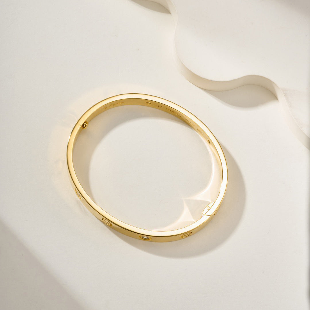 [Love Lucky]LOVE BRACELET 6.1MM 4 DIAMONDS