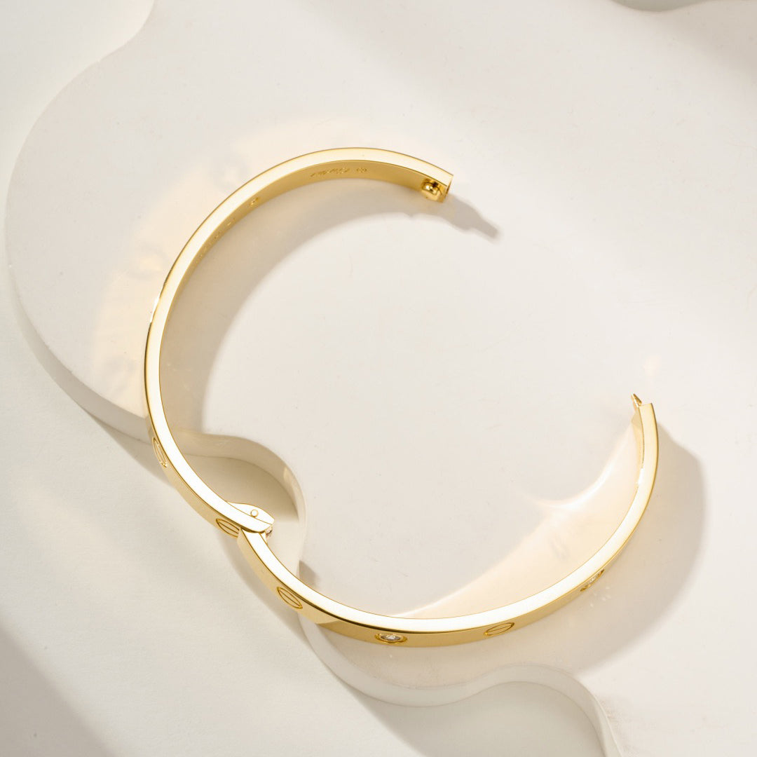 [Love Lucky]LOVE BRACELET 6.1MM 4 DIAMONDS