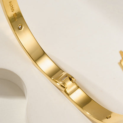 [Love Lucky]LOVE BRACELET 6.1MM 4 DIAMONDS