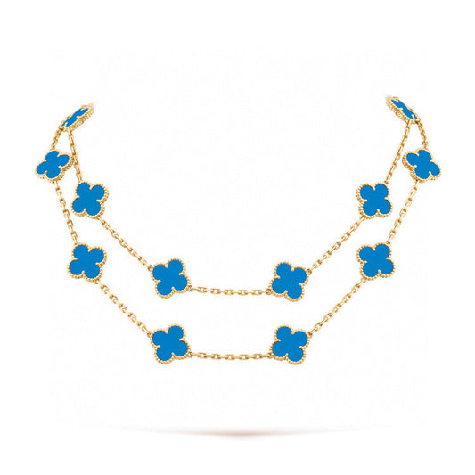 [Love Lucky]CLOVER 20 MOTIFS TURQUOISE OR