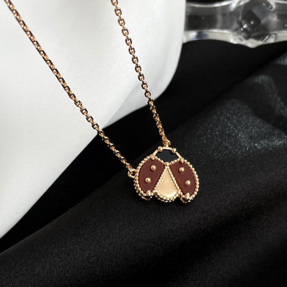 [Love Lucky]COLLANA COCCINELLA LUCKY CARNELIAN