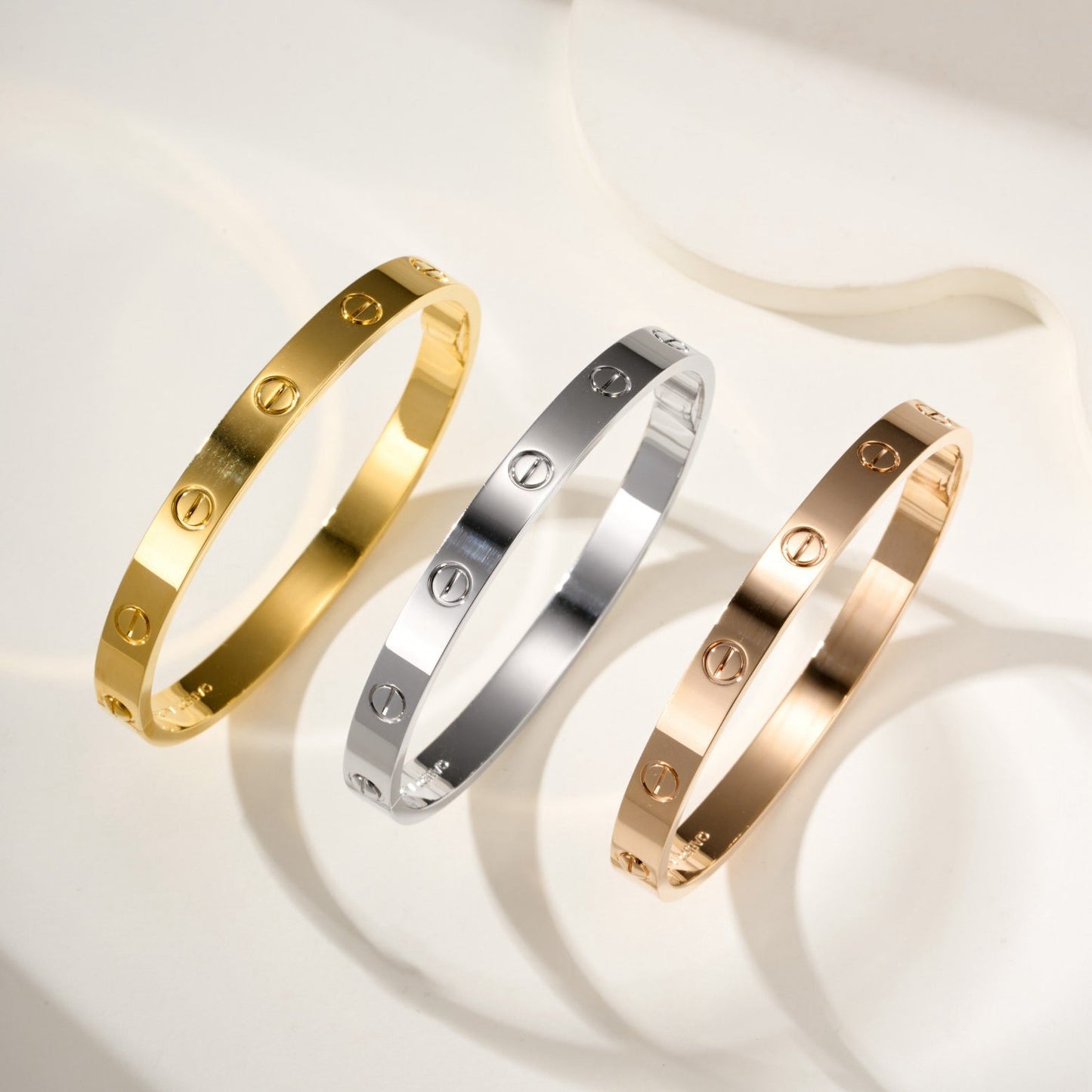 [Love Lucky]LOVE BRACELET 6.1MM NO DIAMONDS