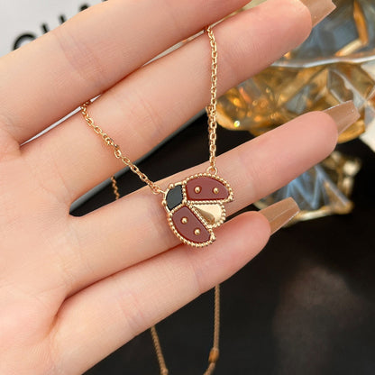 [Love Lucky]COLLANA COCCINELLA LUCKY CARNELIAN