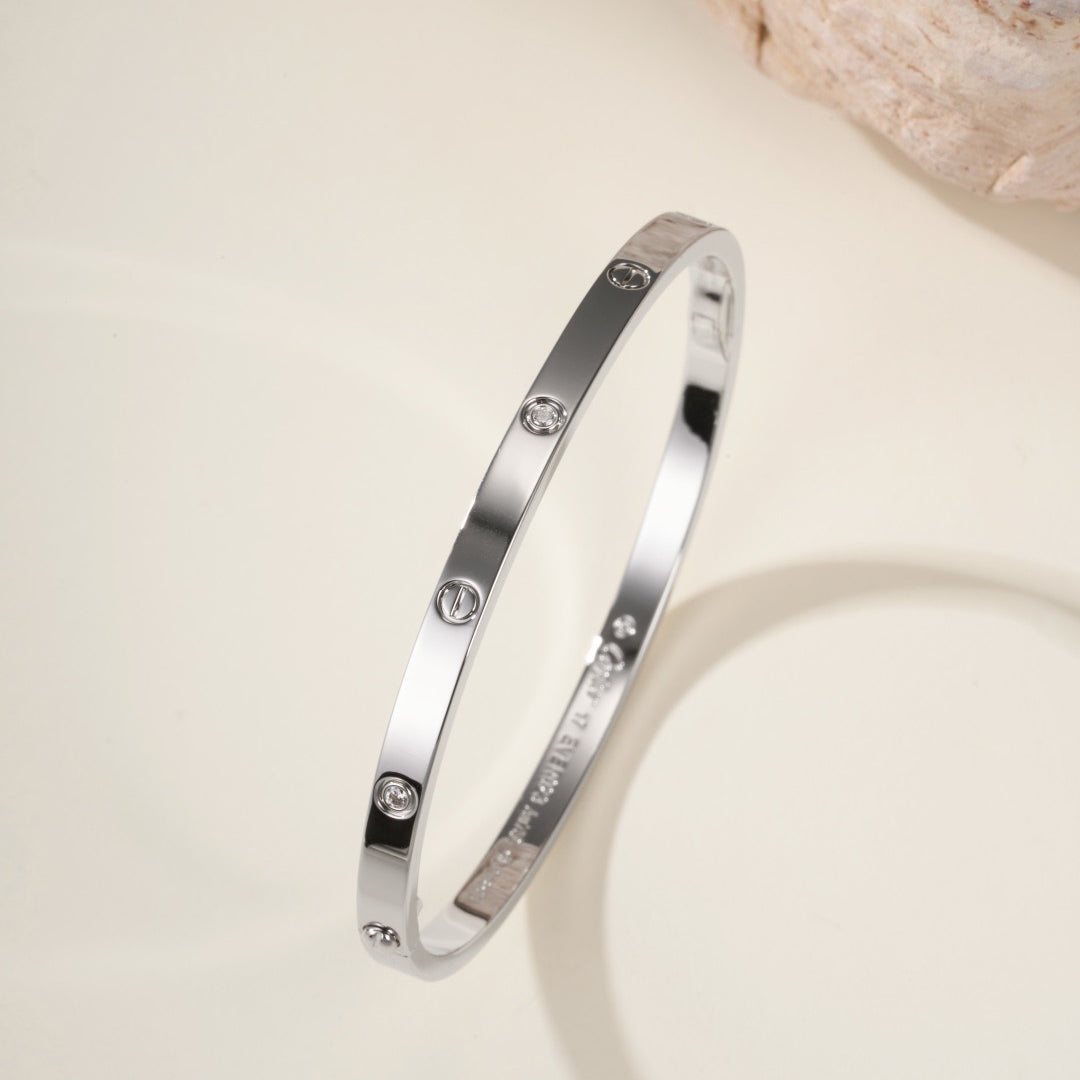 [Love Lucky]LOVE BRACELET 3.65MM 6 DIAMONDS