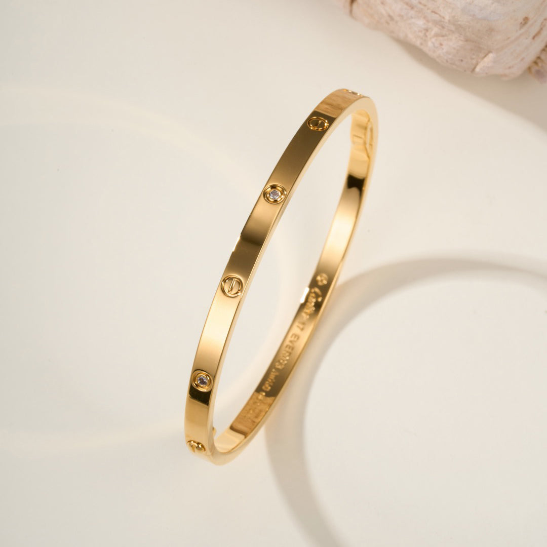 [Love Lucky]LOVE BRACELET 3.65MM 6 DIAMONDS