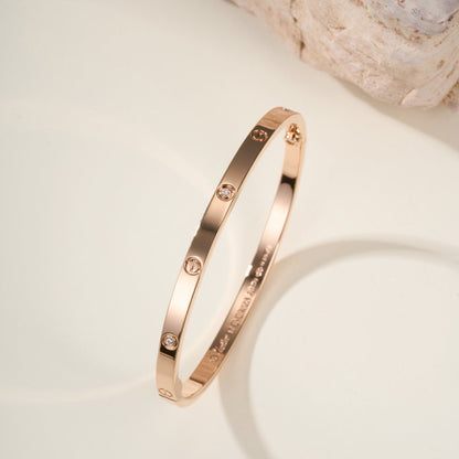 [Love Lucky]LOVE BRACELET 3.65MM 6 DIAMONDS