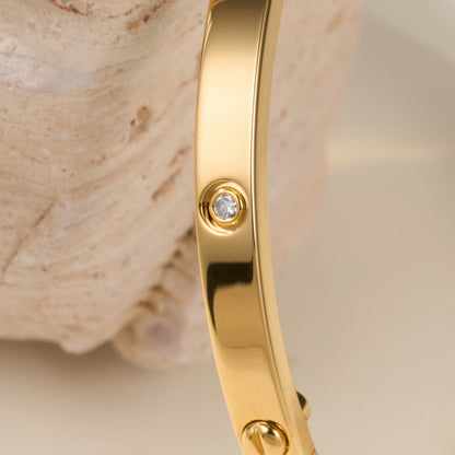 [Love Lucky]LOVE BRACELET 3.65MM 6 DIAMONDS