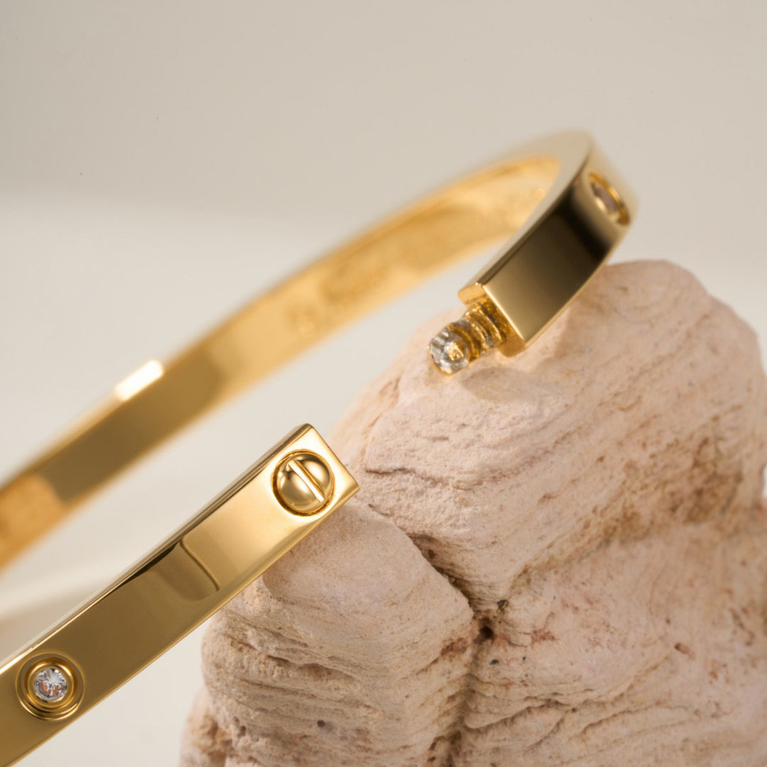 [Love Lucky]LOVE BRACELET 3.65MM 6 DIAMONDS