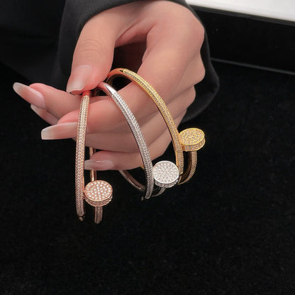 [Love Lucky]JUSTE BRACELET 3.5MM ALL DIAMONDS