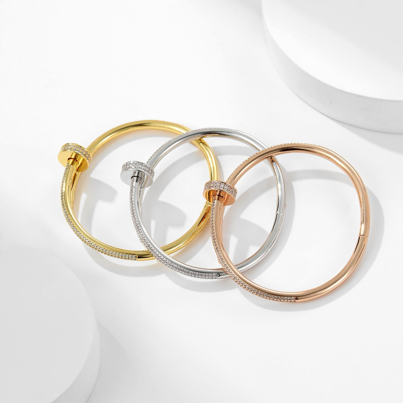 [Love Lucky]JUSTE BRACELET 3.5MM ALL DIAMONDS