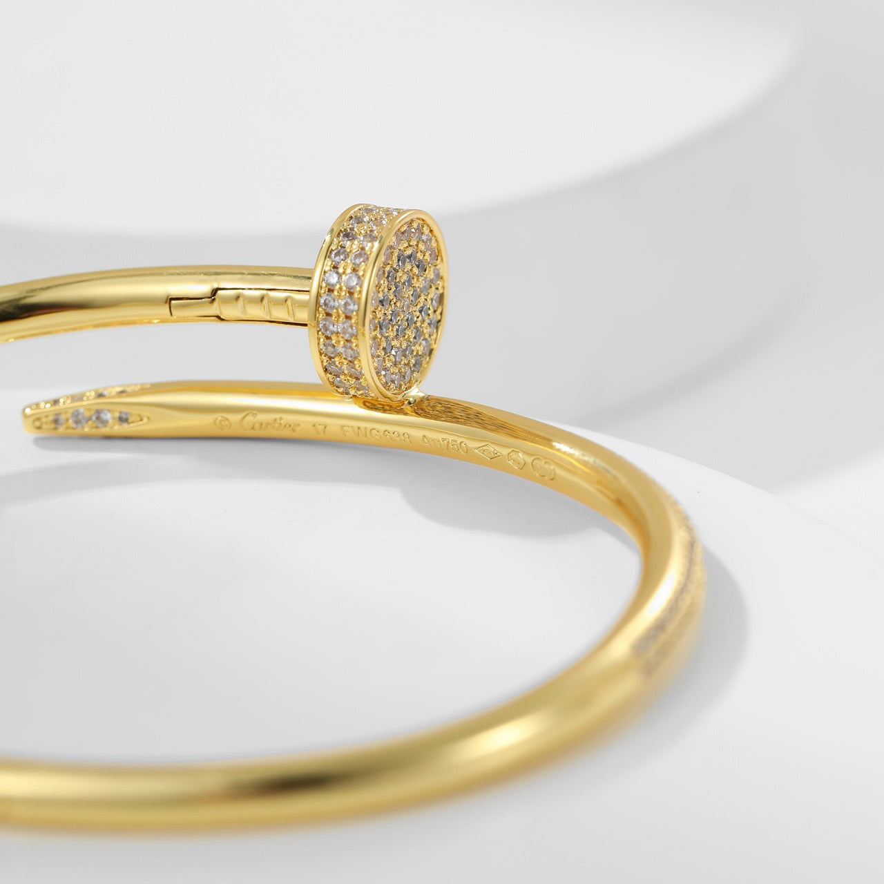 [Love Lucky]JUSTE BRACELET 3.5MM ALL DIAMONDS