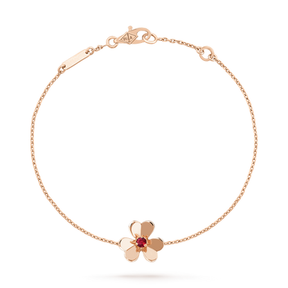 [Love Lucky]FRIVOLE GOLD BLUME ROSA MALACHIT ARMBAND