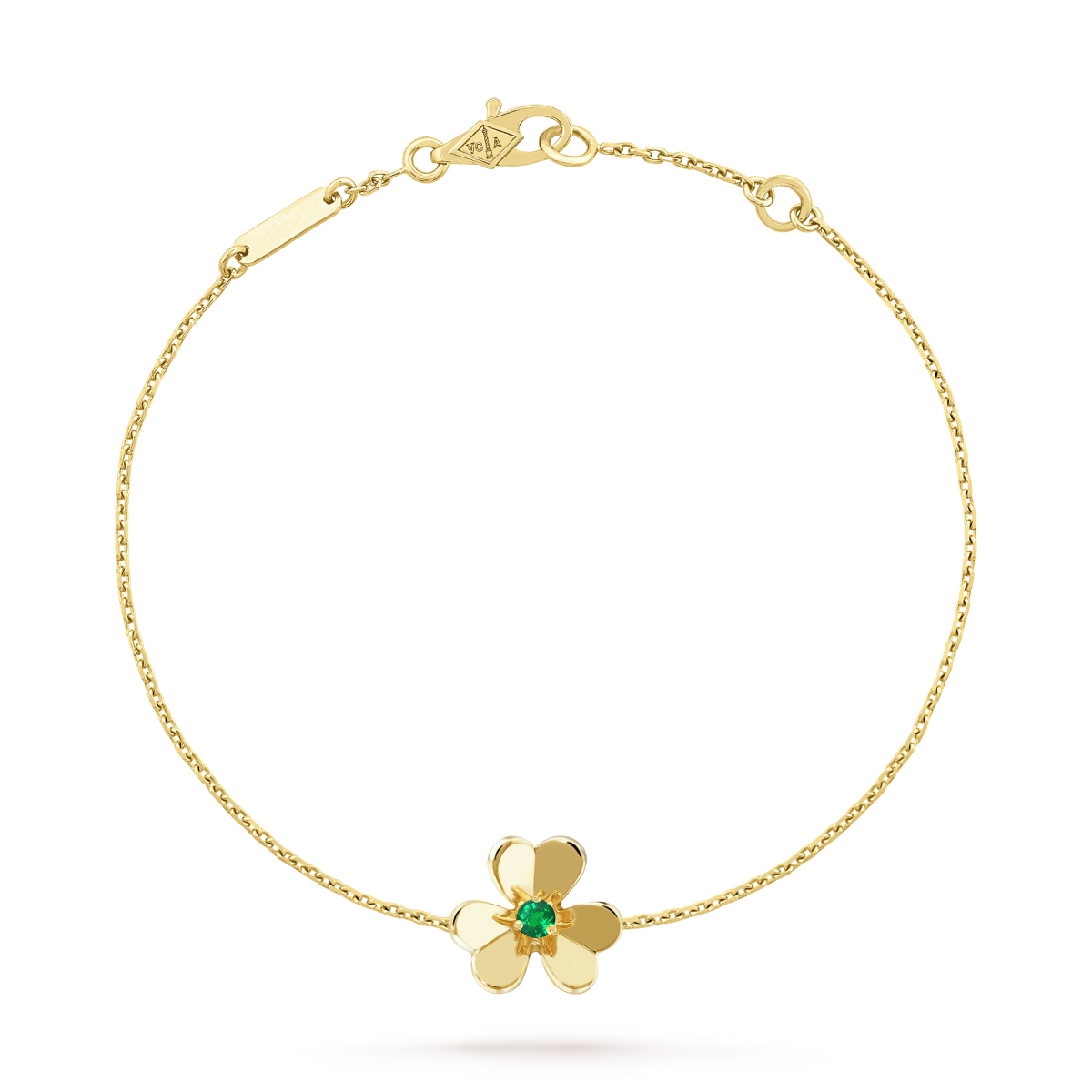 [Love Lucky]FRIVOLE GOLD BLUME ROSA MALACHIT ARMBAND