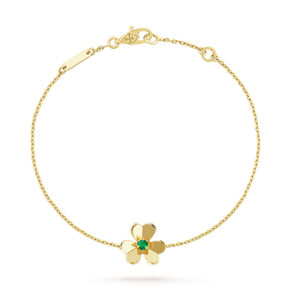 [Love Lucky]FRIVOLE GOLD BLUME ROSA MALACHIT ARMBAND
