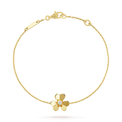 [Love Lucky]FRIVOLE GOLD BLUME ROSA MALACHIT ARMBAND