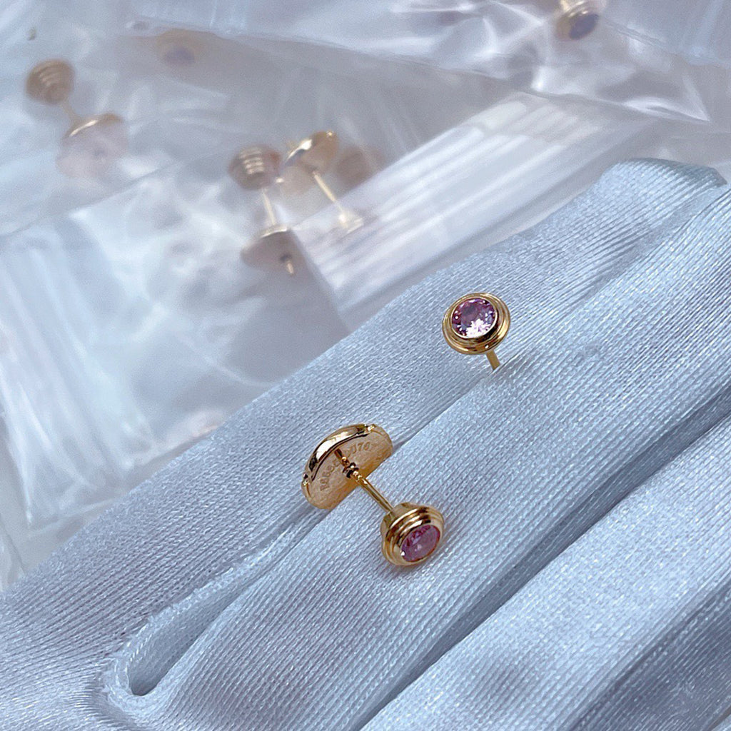 [Love Lucky]DAMOUR PING DIAMOND EARRINGS