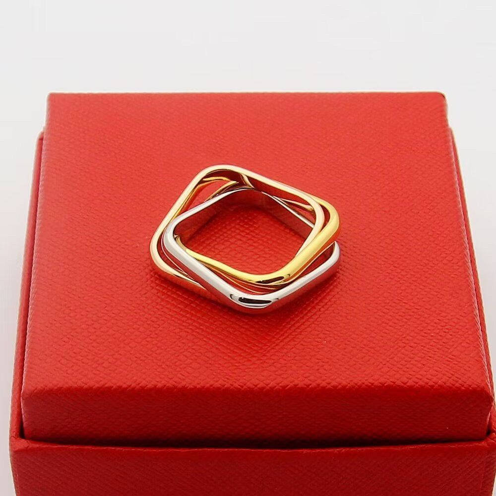 [Love Lucky]TRINITY 3.5MM CUSHION RING COLLECTION