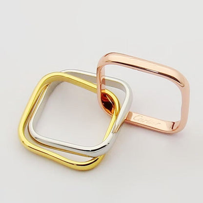 [Love Lucky]TRINITY 3.5MM CUSHION RING COLLECTION