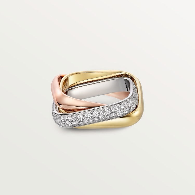 [Love Lucky]TRINITY 3.5MM CUSHION RING COLLECTION