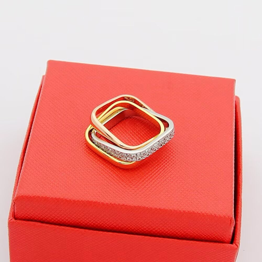 [Love Lucky]TRINITY 3.5MM CUSHION RING COLLECTION
